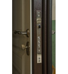 Вхідні двері Прайм венге/біла